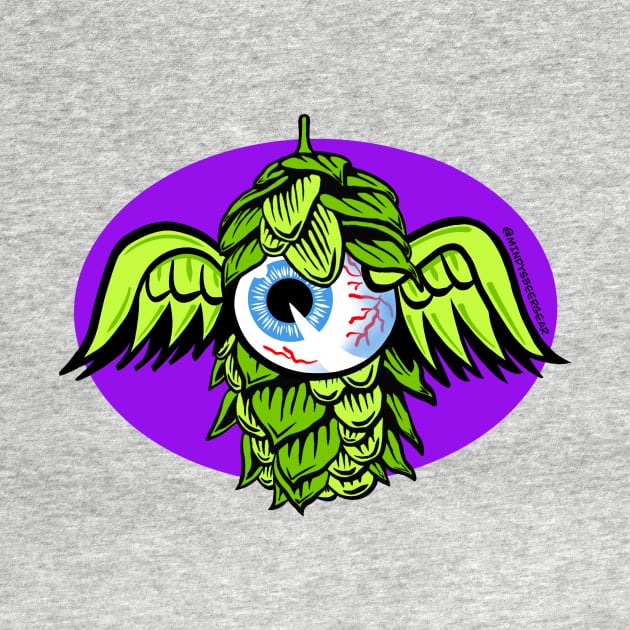 Flying Hop Eyeball by Mindy’s Beer Gear